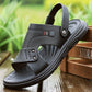 👞 LIMITED-TIME 50% OFF! ✨ Men's Leather Sandals – Anti-Slip, Thick Sole, Dual-Wear 🌴