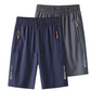 🏀 LIMITED-TIME 50% OFF! ✨ Men's Quick-Dry Shorts – Zipper Pockets, Ice Silk, Elastic Waist 🩳