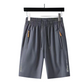 🏀 LIMITED-TIME 50% OFF! ✨ Men's Quick-Dry Shorts – Zipper Pockets, Ice Silk, Elastic Waist 🩳