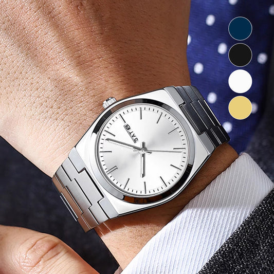 ⌚ LIMITED-TIME 50% OFF! ✨ Men's Luminous Quartz Watch – Stainless Steel, Water-Resistant, Minimalist ✨