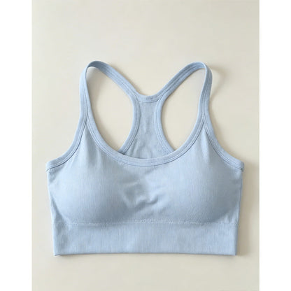 🎽 LIMITED-TIME 50% OFF! ✨ Ribbed Racerback Crop Top – Stretchy, Breathable, Vibrant Colors ✨