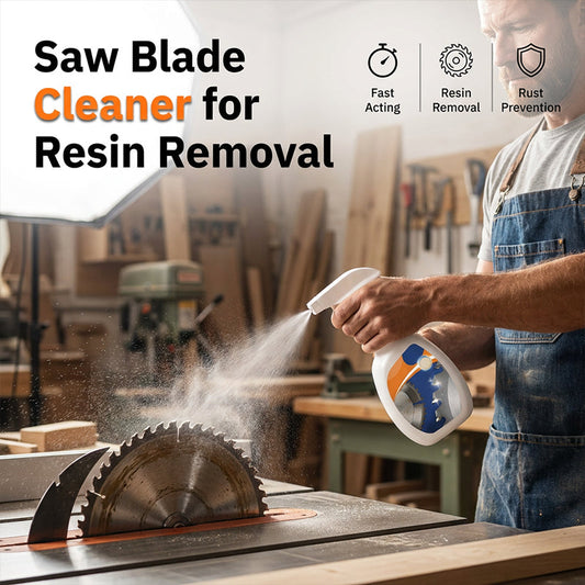 🔪 LIMITED-TIME 50% OFF! ✨ Saw Blade Cleaner Spray – Resin Removal, Restores Sharpness, Versatile 🌲
