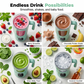 🥤 LIMITED-TIME 50% OFF! ✨ Portable Blender with Handle – 580mL, Self-Cleaning, Crushes Ice 🍓