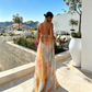 🎨 LIMITED-TIME 50% OFF! ✨ Watercolor Halter Maxi Dress – Backless, A-Line, Dreamy 🌟