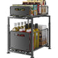 🎉 2026 Sale — Over 31,600 Sold!🗄️ Carbon Steel Double-Tier Pull Out Cabinet Organizer ✨