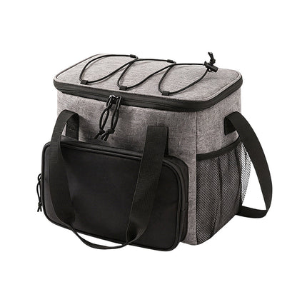 🧺 LIMITED-TIME 50% OFF! ✨ Insulated Cooler Bag – Large Capacity, Water-Resistant, Multi-Pocket 🍱
