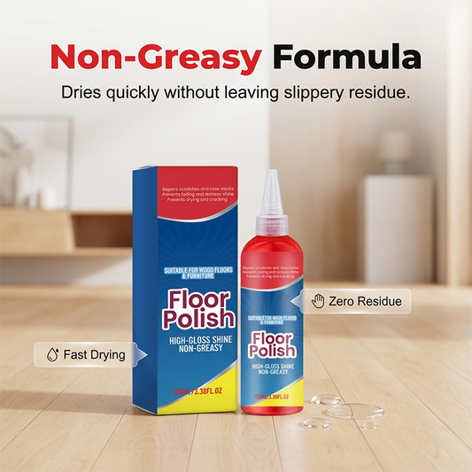 ✨ LIMITED-TIME 50% OFF! ✨ Floor Polish – Scratch Repair, Non-Greasy, Long-Lasting 🔧