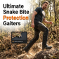 🐍 LIMITED-TIME 50% OFF! ✨ Snake Bite Protective Gaiters – Tear-Resistant, Armor Panels, Adjustable 🔧