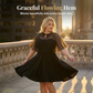 👗 LIMITED-TIME 50% OFF! ✨ Women's Plus-Size A-Line Cape Dress – Flowy, Elegant, Modest 🌸