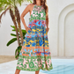 👗 LIMITED-TIME 50% OFF! ✨ Women's Bold Print Dress – Loose Fit, Chic Neckline, Floral 🌸
