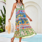 👗 LIMITED-TIME 50% OFF! ✨ Women's Bold Print Dress – Loose Fit, Chic Neckline, Floral 🌸