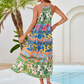 👗 LIMITED-TIME 50% OFF! ✨ Women's Bold Print Dress – Loose Fit, Chic Neckline, Floral 🌸