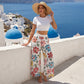 🌸 LIMITED-TIME 50% OFF! ✨ Women's Floral Palazzo Pants – Wide-Leg, Smocked Waist, Breezy 🍃