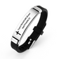 ✨ LIMITED-TIME 50% OFF! ✨ Bible Verse Cross Bracelet – Stainless Steel, Silicone, Adjustable 🙏