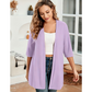 🧥 LIMITED-TIME 50% OFF! ✨ Women's Plus Size Open Cardigan – Lightweight, Mid-Length, Half Sleeves 🍁