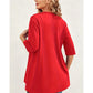 🧥 LIMITED-TIME 50% OFF! ✨ Women's Plus Size Open Cardigan – Lightweight, Mid-Length, Half Sleeves 🍁