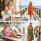 👕 LIMITED-TIME 50% OFF! ✨ Casual Lounge 3-Piece Set – Ribbed, Cardigan, Crop Top, Shorts 🍁