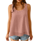 👗 LIMITED-TIME 50% OFF! ✨ Elegant Lace Strap Tank Top – Swiss Dot, Flowy, Double-Layered 🌸