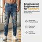 👖 LIMITED-TIME 50% OFF! ✨ Men's Patchwork Distressed Jeans – Tapered Fit, Premium Denim, Edgy 🌟
