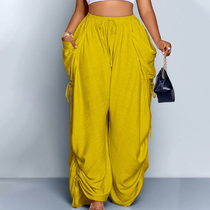 👖 LIMITED-TIME 50% OFF! ✨ Women's Lantern Pants – Loose-Fit, Drawstring Waist, Wide-Leg 🍁
