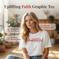 👕 LIMITED-TIME 50% OFF! ✨ Women's Faith Graphic T-Shirt – Soft Blend, Relaxed Fit, Everyday Inspiration