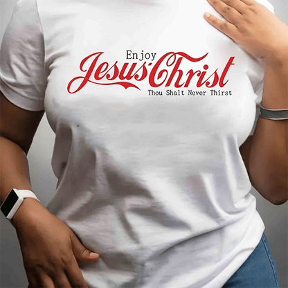 👕 LIMITED-TIME 50% OFF! ✨ Women's Faith Graphic T-Shirt – Soft Blend, Relaxed Fit, Everyday Inspiration