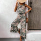 👗 LIMITED-TIME 50% OFF! ✨ Printed Two-Piece Set – Sleeveless Top, Wide-Leg Pants, Resort Style 🌴
