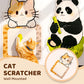 🐱 LIMITED-TIME 50% OFF! ✨ Wall Mounted Cat Scratcher – Self-Adhesive, Durable Felt, Toy Attachments 🐾