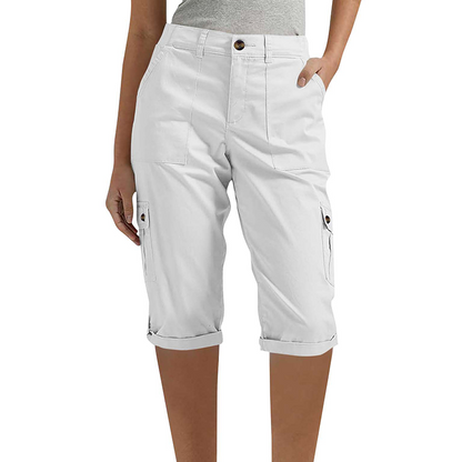 👖 LIMITED-TIME 50% OFF! ✨ Women's Casual Cargo Capri Pants – Utility Pockets, Comfort Fit, Versatile Style 🌟