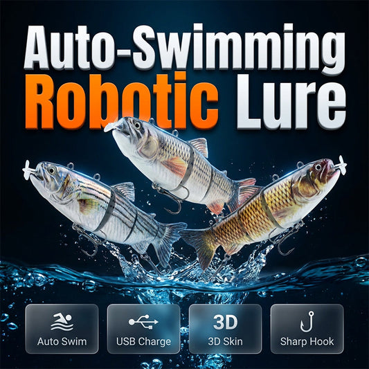 🎣 LIMITED-TIME 50% OFF! ✨ Electronic Fishing Lure – Auto-Swimming, Multi-Jointed, USB Rechargeable 💡