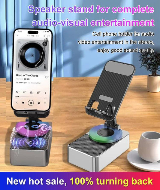 📱 LIMITED-TIME 50% OFF! ✨ Bluetooth Audio Phone Holder – Hands-Free Call, Music, Secure Mount 🔊