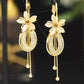 🌸 LIMITED-TIME 50% OFF! ✨ Flower Tassel Dangle Earrings – Opalescent, Sparkling, Dynamic 💫