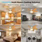 💡 LIMITED-TIME 50% OFF! 🌀 2-in-1 Smart Ceiling Fan Light – E27 Screw Install, Wood-Grain Blades, Silent ✨