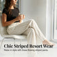 👖 LIMITED-TIME 50% OFF! ✨ Women's Striped Wide-Leg Pants – Drawstring Waist, Lightweight, Versatile 🌸