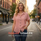 👕 LIMITED-TIME 50% OFF! ✨ Women's Striped Button-Down T-Shirt – Casual, Comfortable, Versatile 🍂