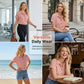 👕 LIMITED-TIME 50% OFF! ✨ Women's Striped Button-Down T-Shirt – Casual, Comfortable, Versatile 🍂