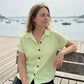 👕 LIMITED-TIME 50% OFF! ✨ Women's Striped Button-Down T-Shirt – Casual, Comfortable, Versatile 🍂