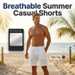 🩳 LIMITED-TIME 50% OFF! ✨ Men's Cotton-Linen Shorts – Breathable, Drawstring, Relaxed Fit ☀️