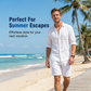 🩳 LIMITED-TIME 50% OFF! ✨ Men's Cotton-Linen Shorts – Breathable, Drawstring, Relaxed Fit ☀️