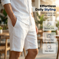 🩳 LIMITED-TIME 50% OFF! ✨ Men's Cotton-Linen Shorts – Breathable, Drawstring, Relaxed Fit ☀️