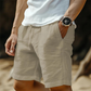 🩳 LIMITED-TIME 50% OFF! ✨ Men's Cotton-Linen Shorts – Breathable, Drawstring, Relaxed Fit ☀️