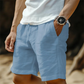 🩳 LIMITED-TIME 50% OFF! ✨ Men's Cotton-Linen Shorts – Breathable, Drawstring, Relaxed Fit ☀️
