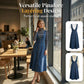 👗 LIMITED-TIME 50% OFF! ✨ Women's Denim Overall Dress – Button-Front, Midi Length, Versatile 🌸