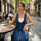 👗 LIMITED-TIME 50% OFF! ✨ Women's Denim Overall Dress – Button-Front, Midi Length, Versatile 🌸