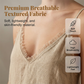 👗 LIMITED-TIME 50% OFF! ✨ Frayed Edge V-Neck Slip Dress – Relaxed Fit, Textured, Chic 🌸