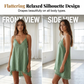 👗 LIMITED-TIME 50% OFF! ✨ Frayed Edge V-Neck Slip Dress – Relaxed Fit, Textured, Chic 🌸