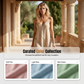 👗 LIMITED-TIME 50% OFF! ✨ Frayed Edge V-Neck Slip Dress – Relaxed Fit, Textured, Chic 🌸