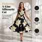 👗 LIMITED-TIME 50% OFF! ✨ Women’s Sleeveless Floral Print Dress – A-Line, Breathab