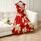 👗 LIMITED-TIME 50% OFF! ✨ Women’s Sleeveless Floral Print Dress – A-Line, Breathab