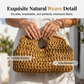 👜 LIMITED-TIME 50% OFF! ✨ Handwoven Straw Handbag – U-Shaped Grip, Roomy, Resort Ready 🏖️